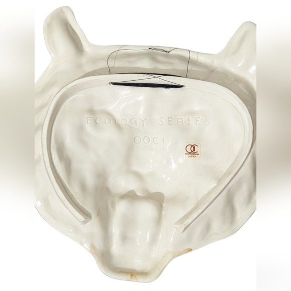 Vintage 90's OCI Omnibus Fitz & Floyd Japanese Ecology Series #1 Trio of Tigers - Picture 8 of 8